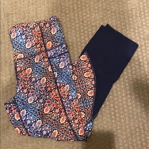 Athleta Cropped Leggings Small EUC
